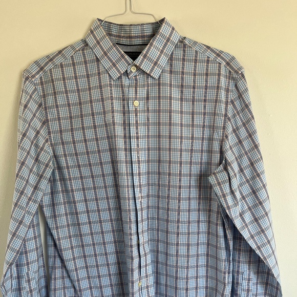 Banana Republic Men's Long Sleeve Button Down Dress Shirt - Size L 16 - 16.5 - Picture 1 of 3